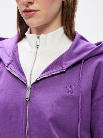 Calvin Klein Jeans Sweatjacke in Lila