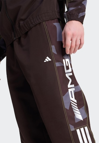 ADIDAS PERFORMANCE Tapered Sports trousers 'AMG' in Brown
