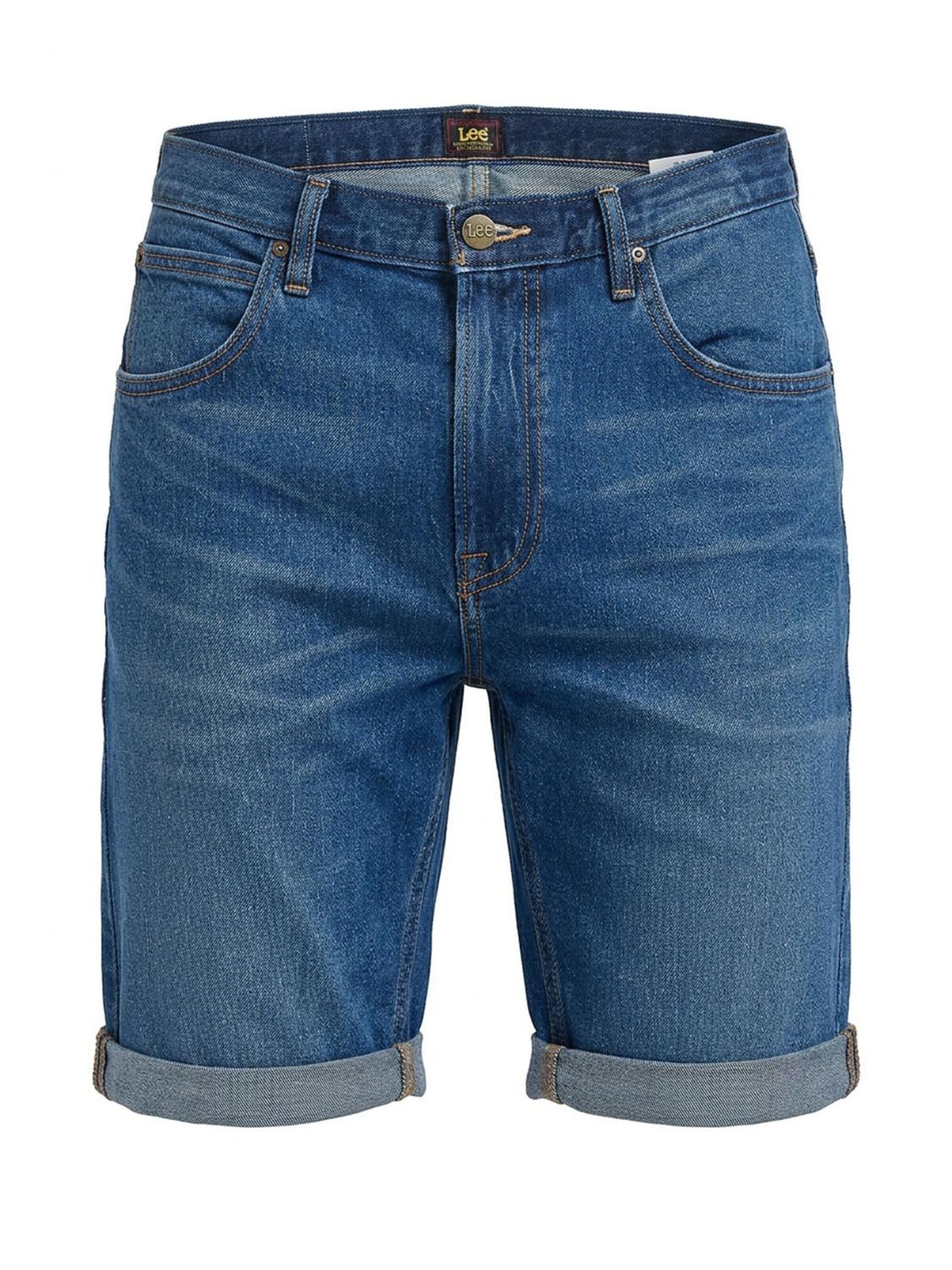 Leeregular Traperice '5 POCKET SHORTS' - plava boja: prednji dio