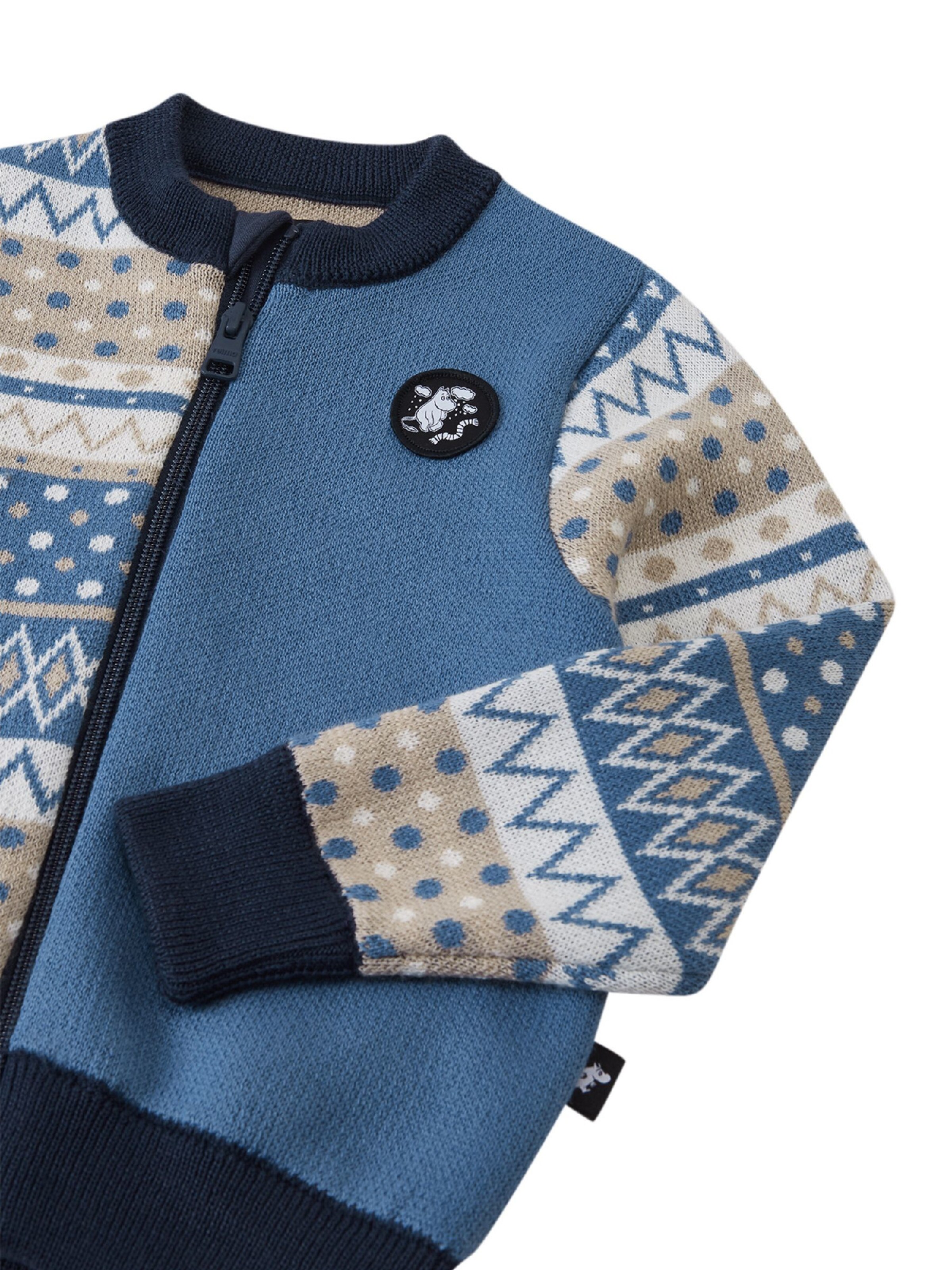 Cardigan ' Moomin Idelar ' Reima en bleu