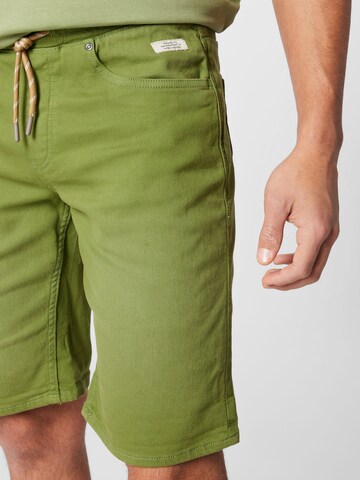 BLEND Regular Trousers in Green