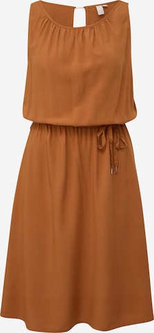 QS Summer Dress in Brown: front