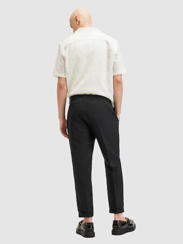 AllSaints Tapered Bandplooibroek 'TALLIS' in Zwart