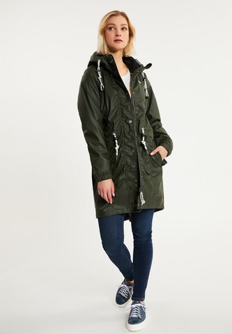 Schmuddelwedda Raincoat in Green