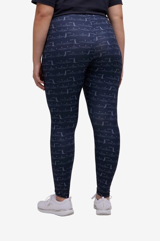 Ulla Popken Skinny Leggings in Blue