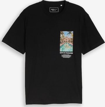 TOM TAILOR DENIM Shirt in Black: front