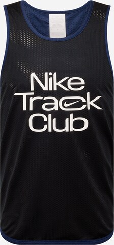 NIKE Funkcionális felső 'TRACK CLUB' - fekete: elől