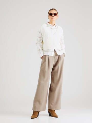 GAP Wide Leg Hose '365' in Braun