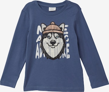 T-Shirt s.Oliver en bleu : devant