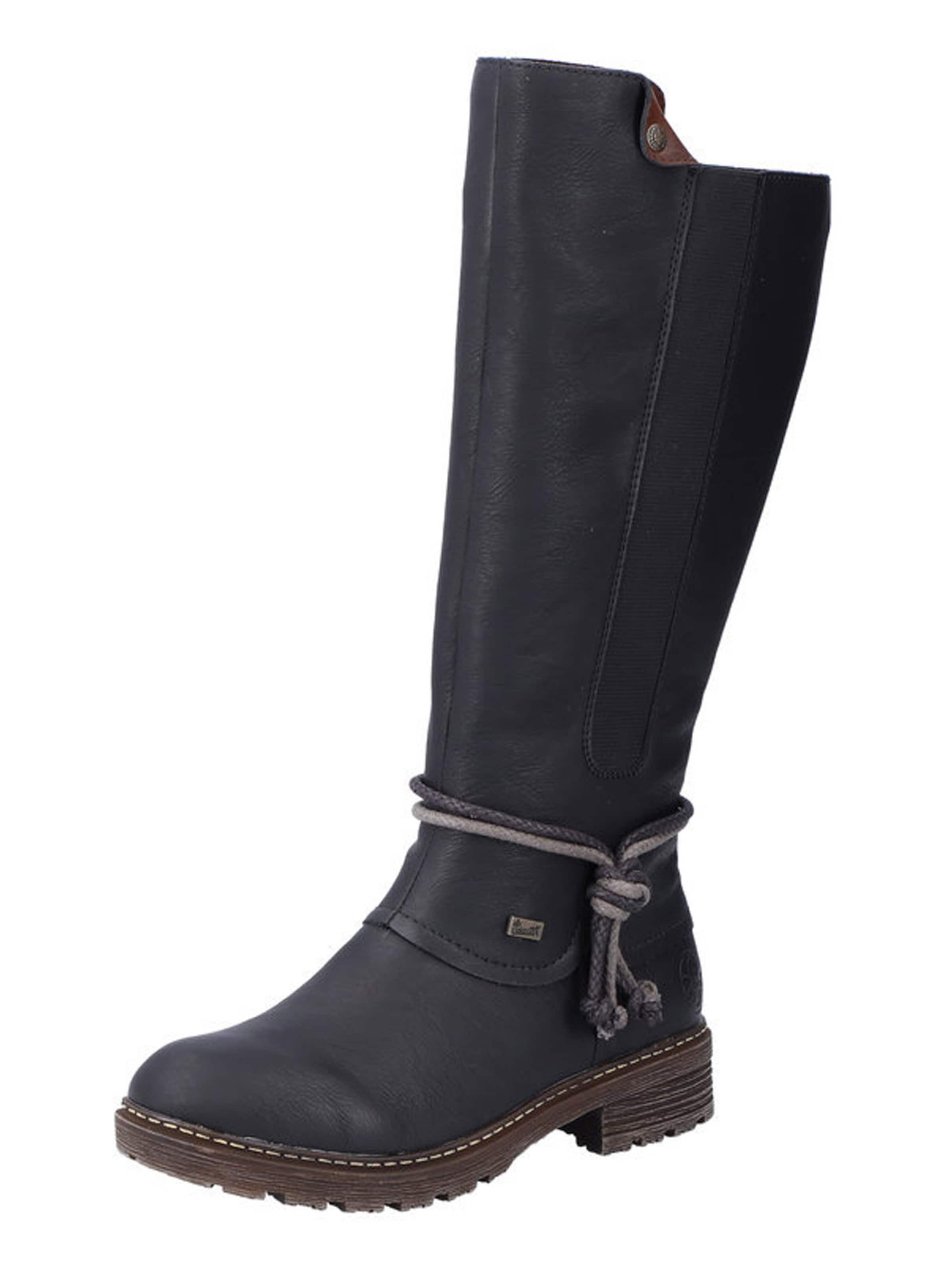 Rieker Stiefel 'Belinga' in Schwarz: Vorderseite