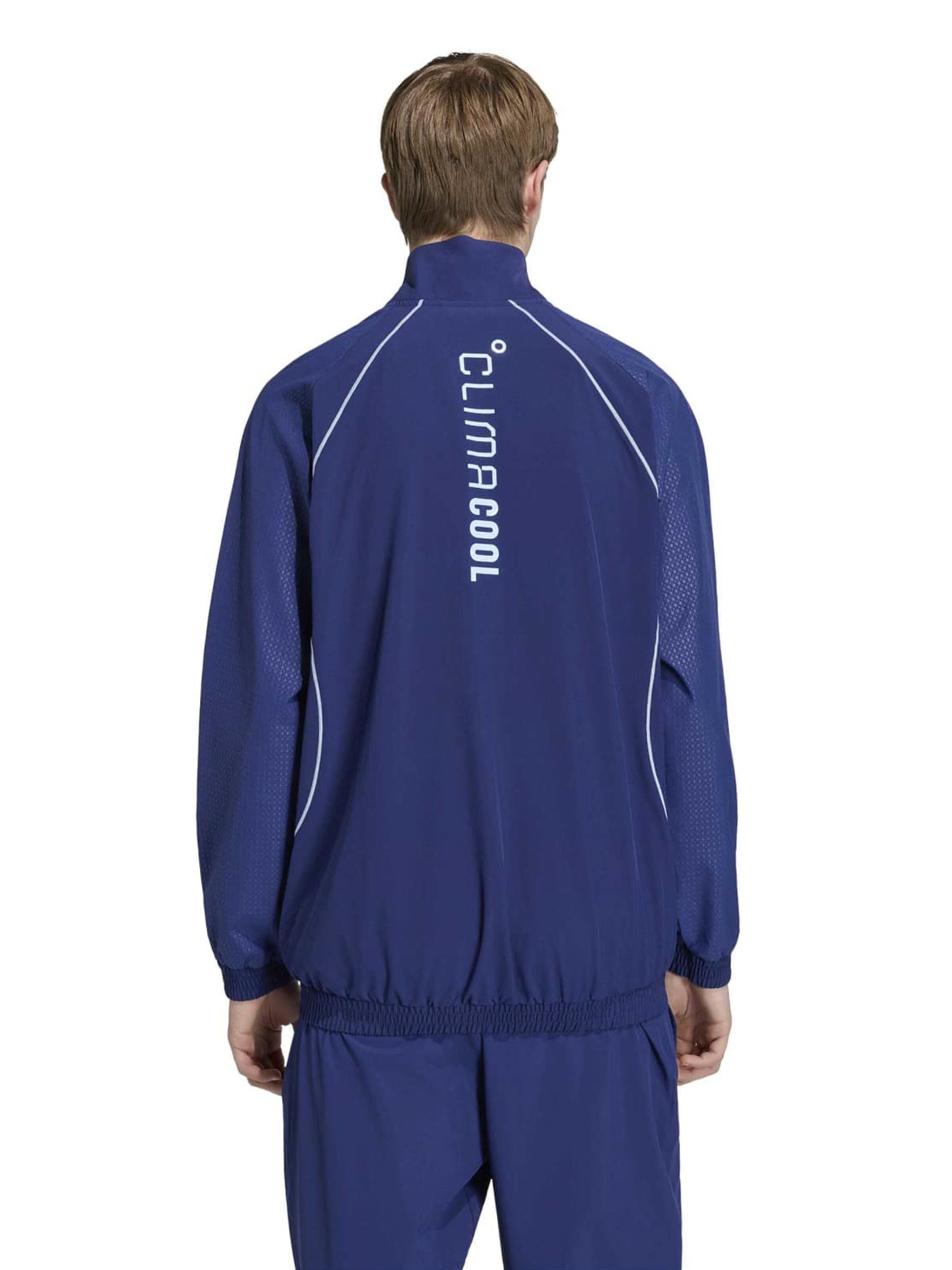 ADIDAS PERFORMANCE Træningsjakke 'TECH APP' i blå: forside