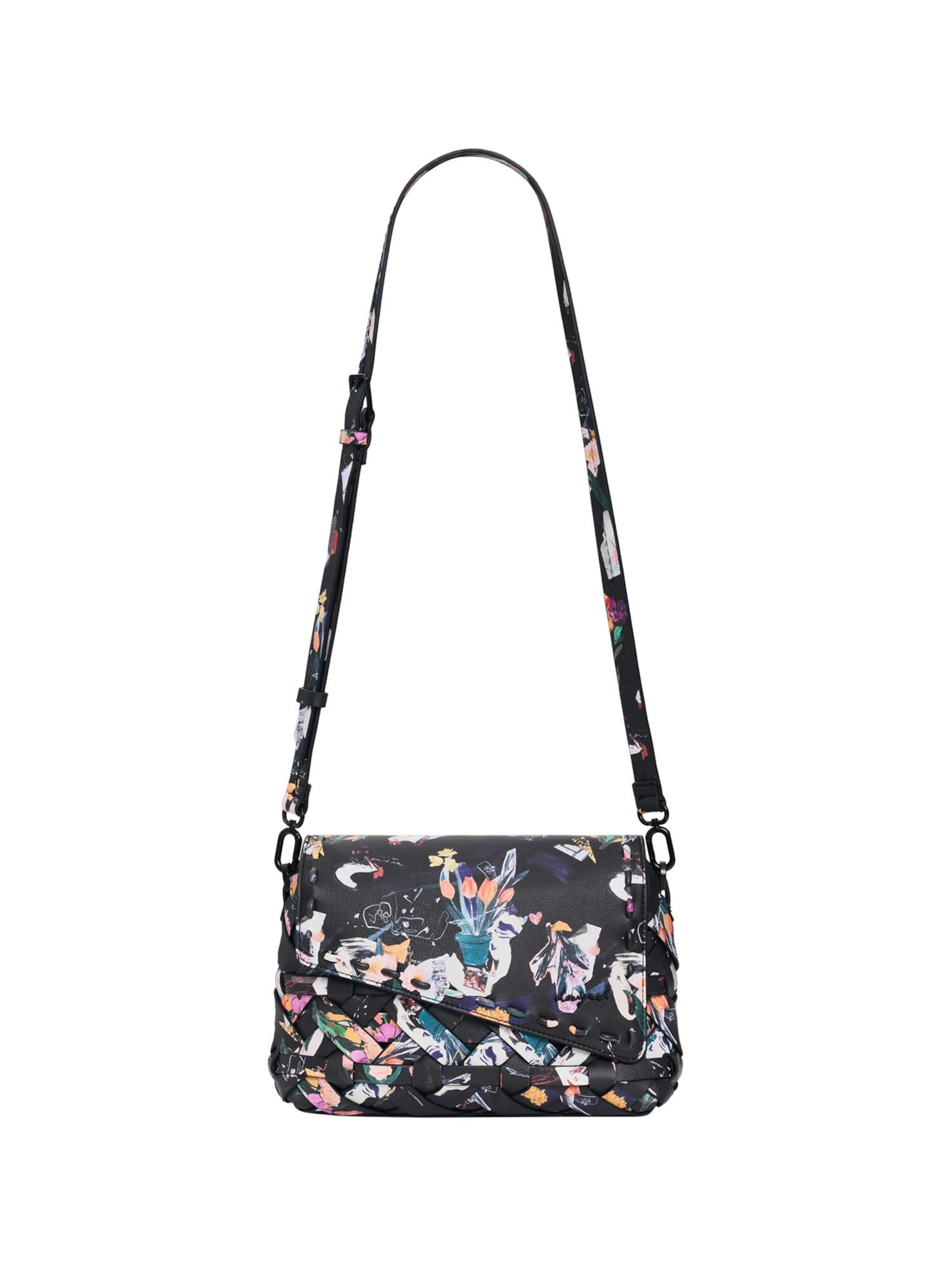Geantă de umăr de la Desigual pe negru: față