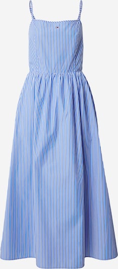 Tommy Jeans Mekko koossa 34 värissä kuninkaallisen sininen / valkoinen, Tuotenäkymä