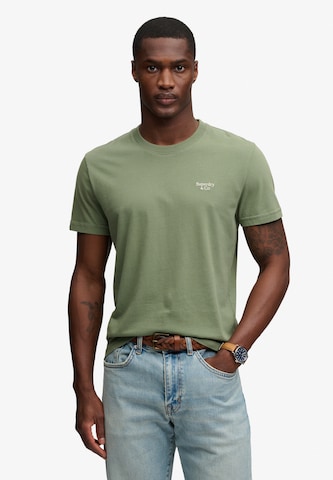 T-Shirt 'Essential Serif' Superdry & Co en vert : devant
