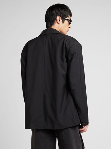 WEEKDAY - Ajuste confortable Chaqueta saco 'Eman' en negro