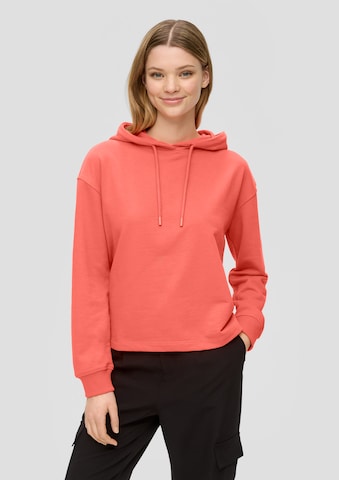 QS - Sweatshirt em laranja: frente