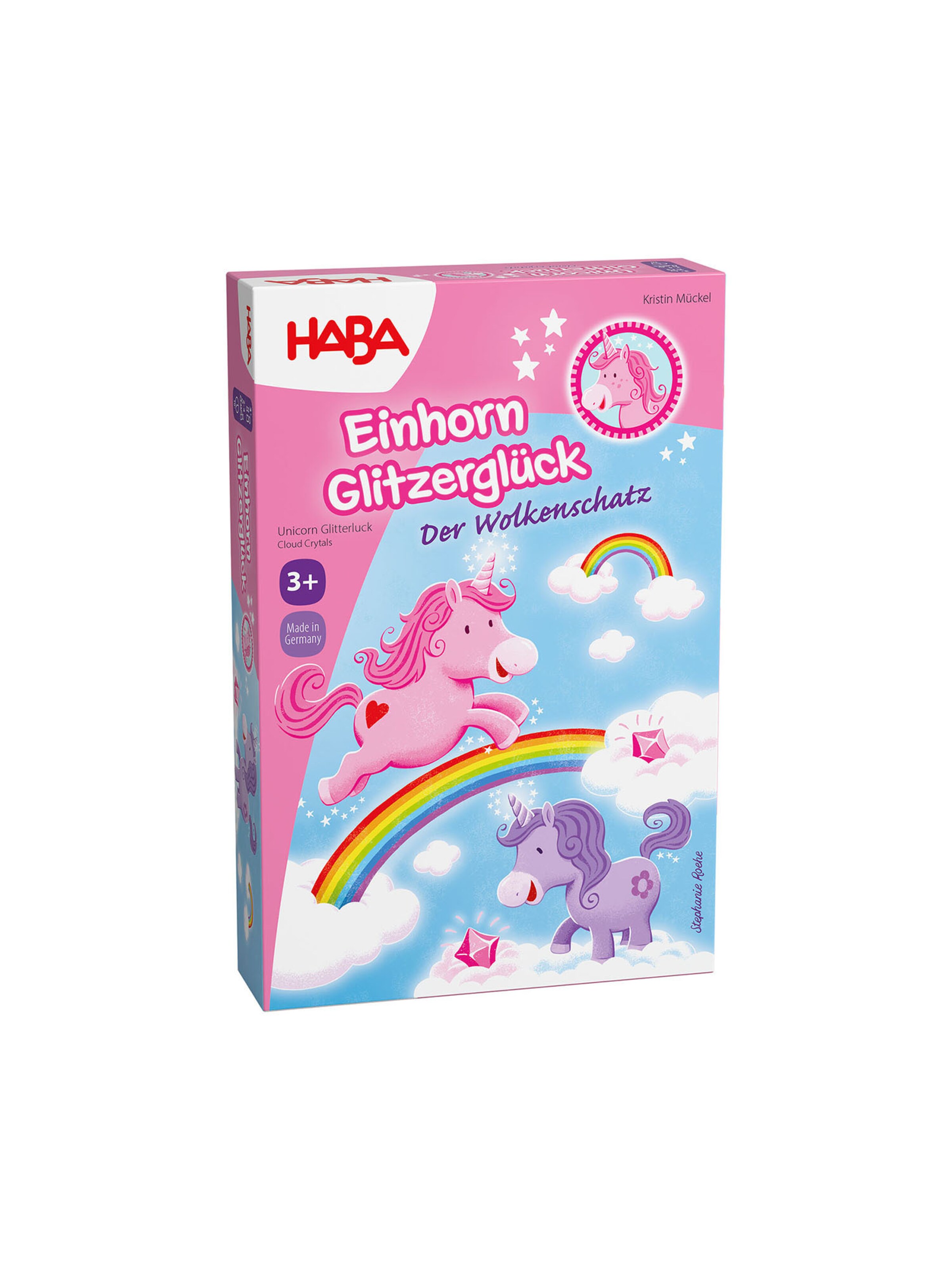HABA Game 'Einhorn Glitzerglück - Der Wolkenschatz' in Mixed colours: front
