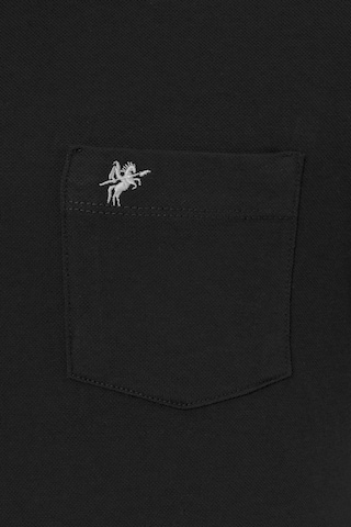 DENIM CULTURE Μπλουζάκι 'ALARIC' σε μαύρο
