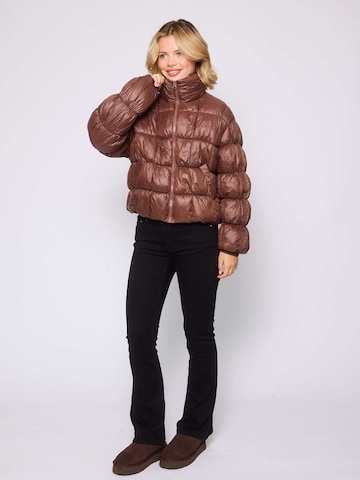 Veste mi-saison South Beach en marron