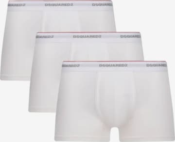 DSQUARED2 Boxer shorts '3-pack printed boxers' in White: front