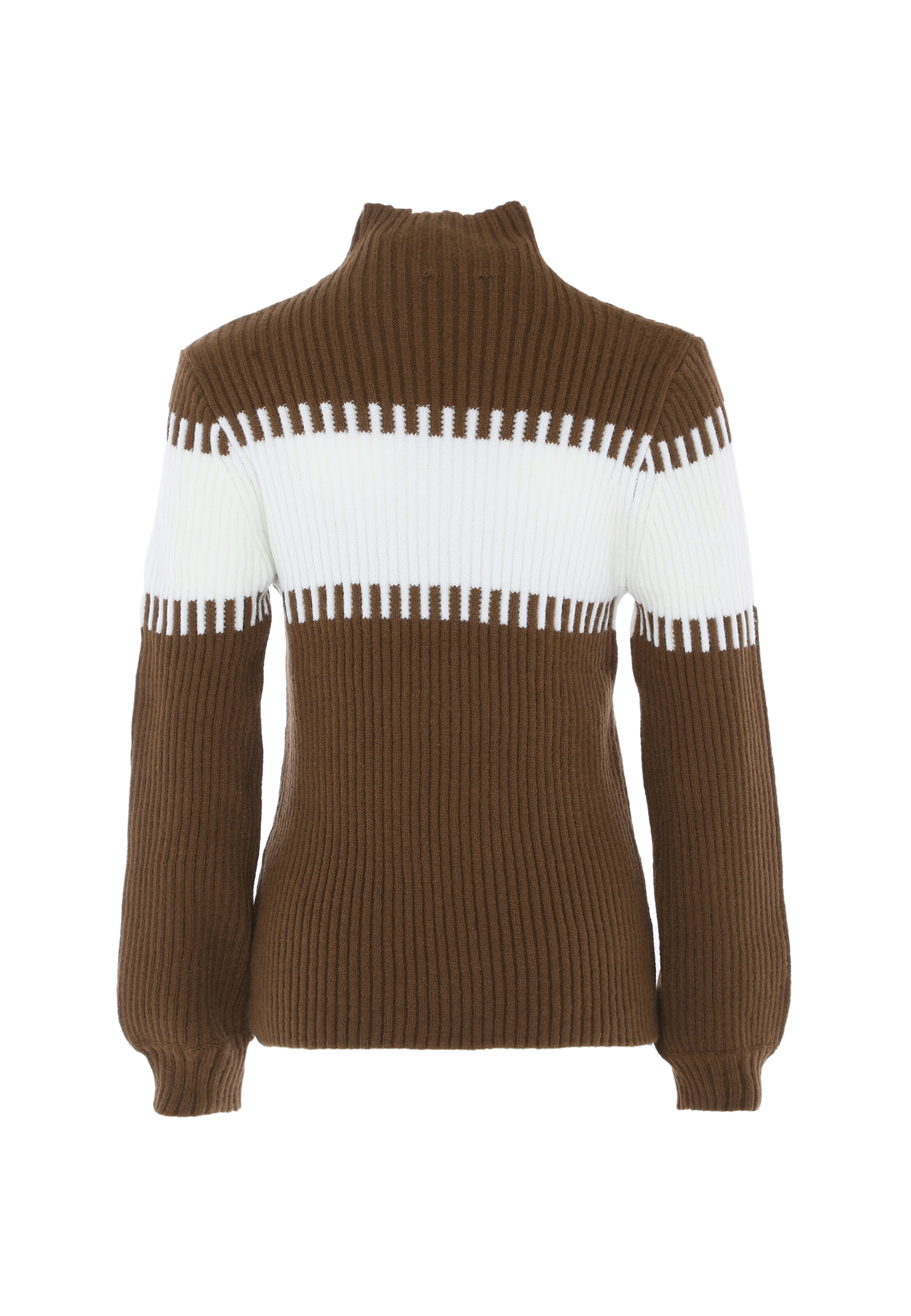 FENIA - Pullover em castanho