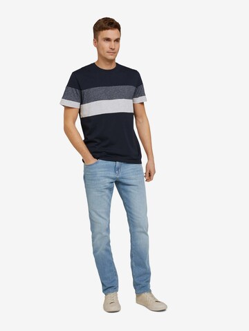 TOM TAILOR T-Shirt in Blau