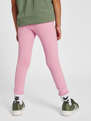 Hummel Skinny Workout Pants 'Onze' in Pink
