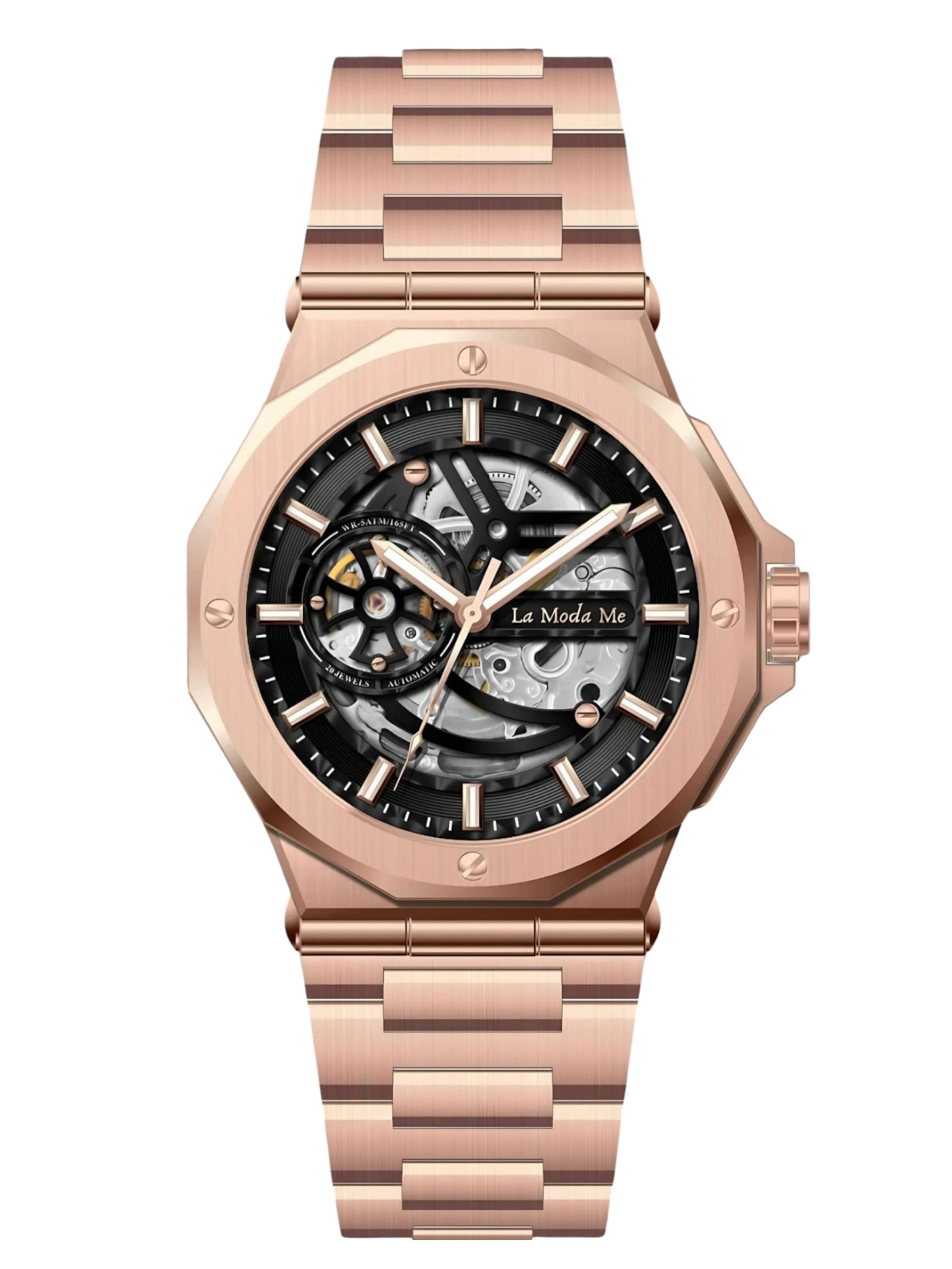 La Moda Me Analog watch 'Rubros' in Gold: front