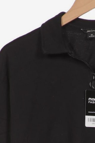 Monki Sweatshirt & Zip-Up Hoodie in XS in Black