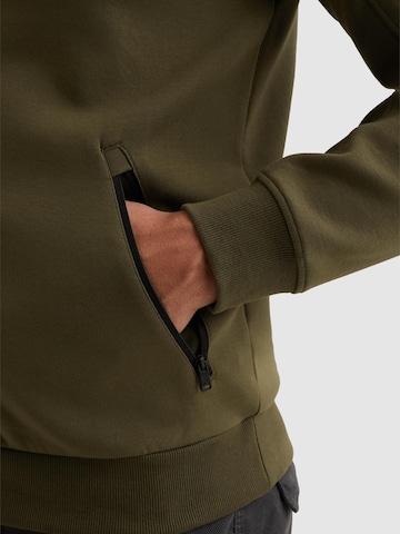 Felpa 'PME LEGEND - Sweat jacket with stand-up collar and zipper closure' di PME Legend in verde