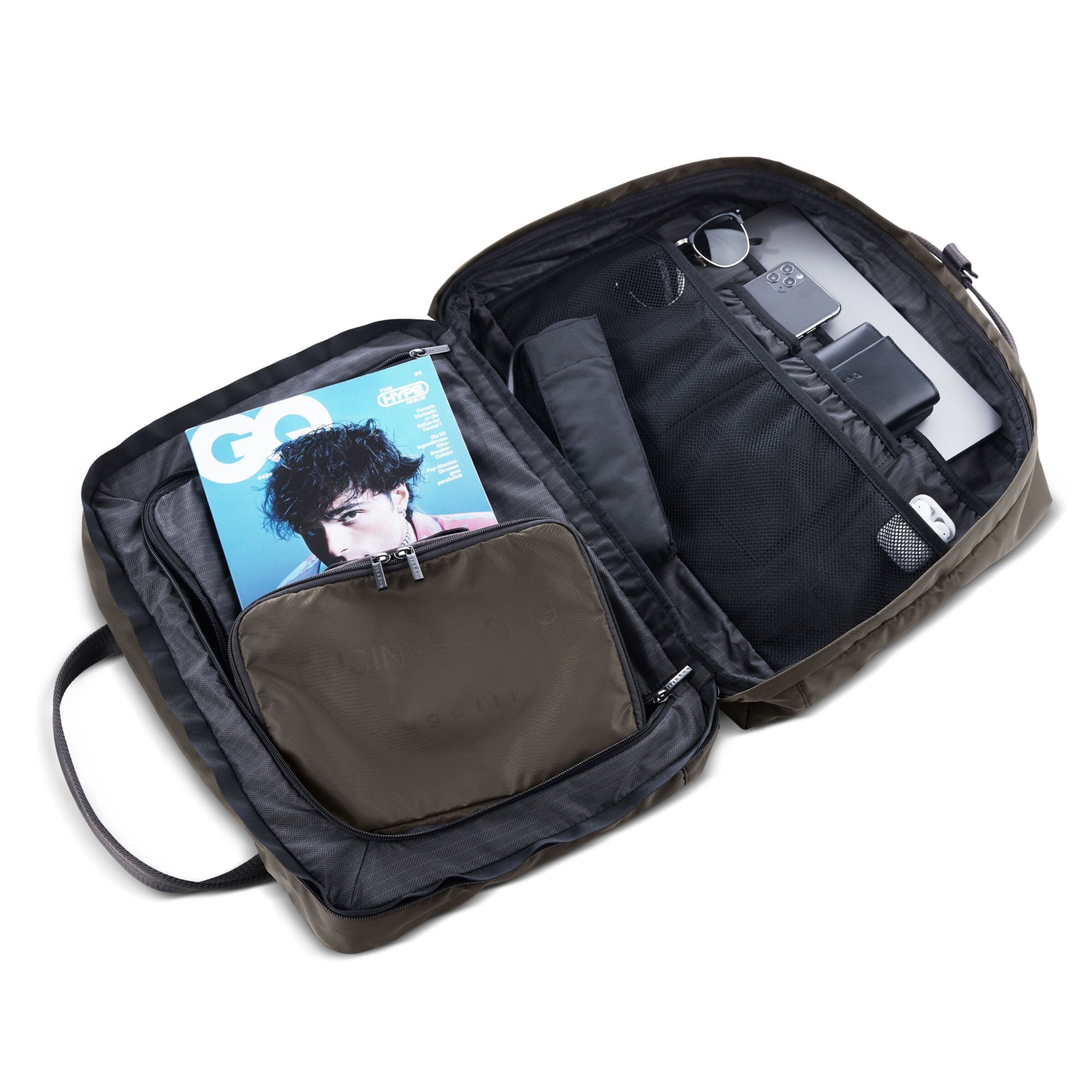 Borsa weekend 'Elia' di bugatti in marrone