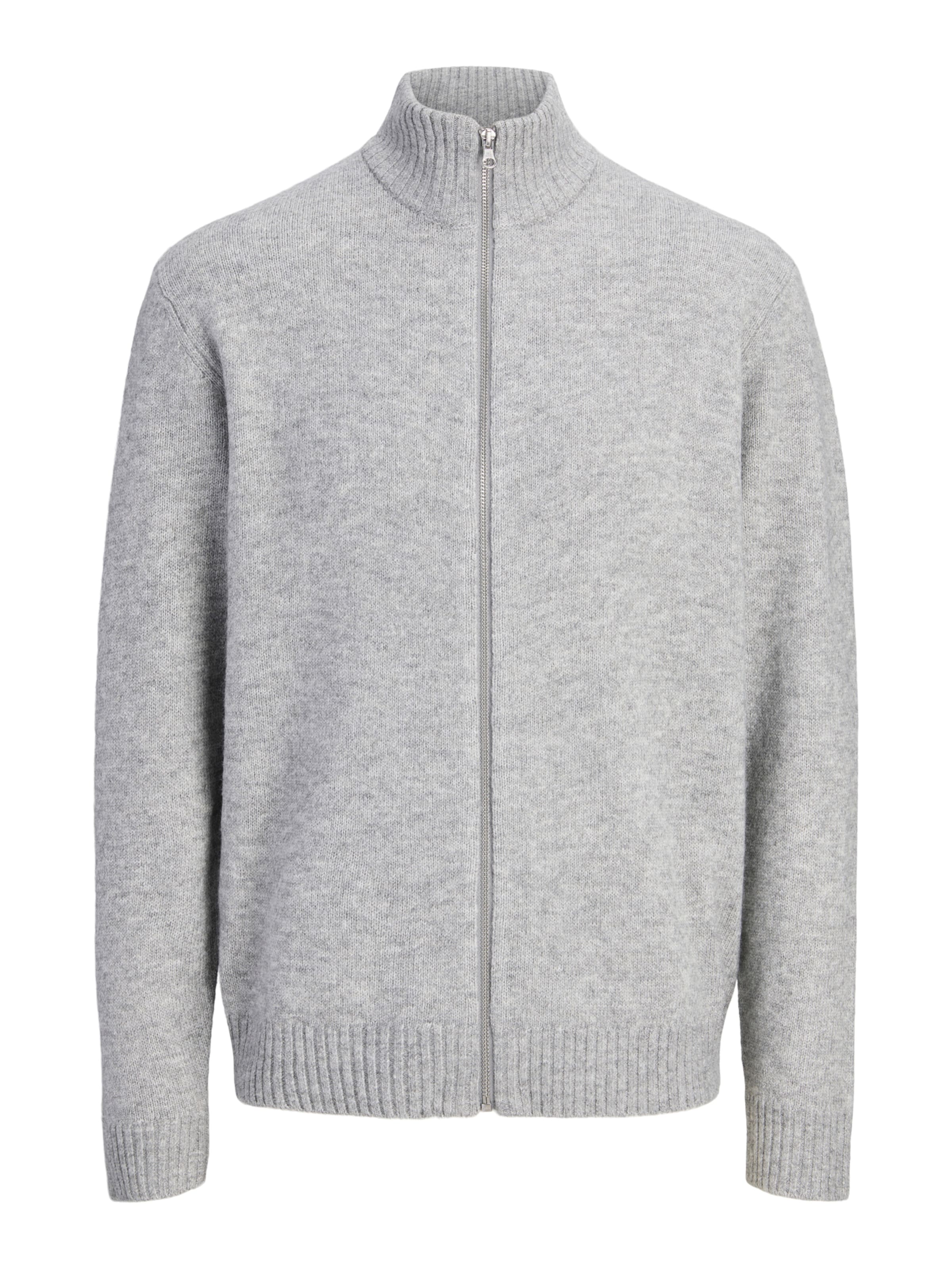 Jack & Jones Junior Kardigán 'JJSOHO OLLIE' - Sivá: predná strana