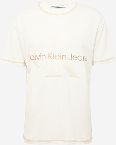 Tricou Calvin Klein Jeans pe culoarea pielii / maro, Vizualizare produs