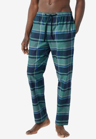 SCHIESSER Regular Pajama Pants in Blue: front
