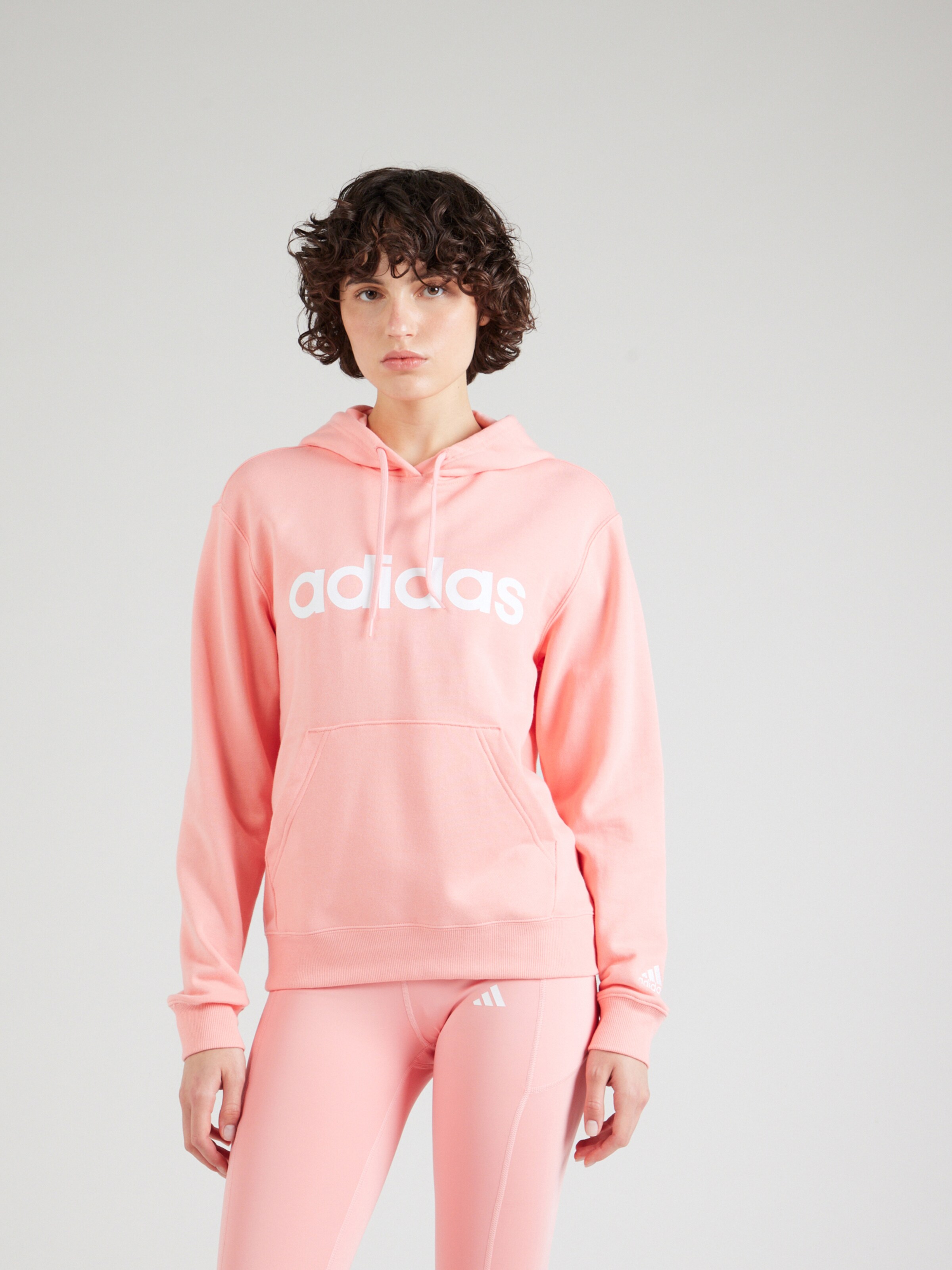 Adidas felpa rosa best sale