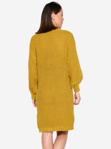 LolaLiza Плетена рокля 'Cable' в жълто