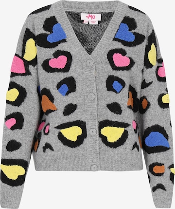 MYMO Gebreid vest in Grijs: voorkant