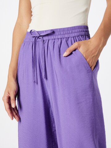 SISTERS POINT Wide leg Pants 'ELLA-PA3' in Purple