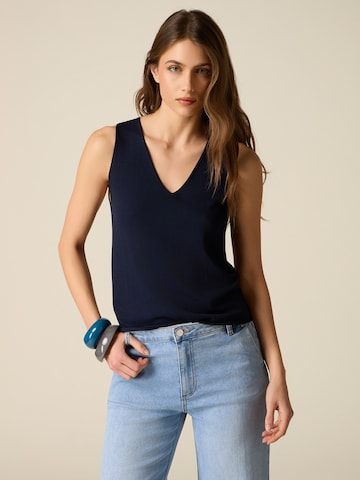 Pull-over oltre en bleu : devant