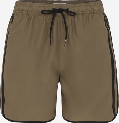 Calvin Klein Swimwear Badeshorts 'MEDIUM RUNNER' in grün / schwarz, Produktansicht
