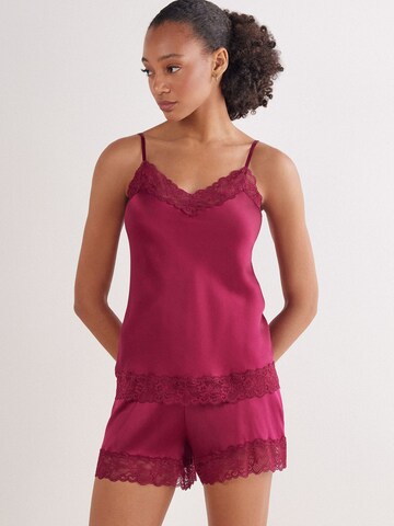 INTIMISSIMI Pajama Shirt in Red