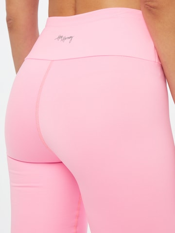 Hey Honey Skinny Sportsbukser i pink