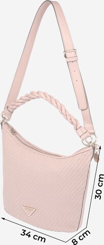 GUESS Handtasche 'HASSIE' in Pink