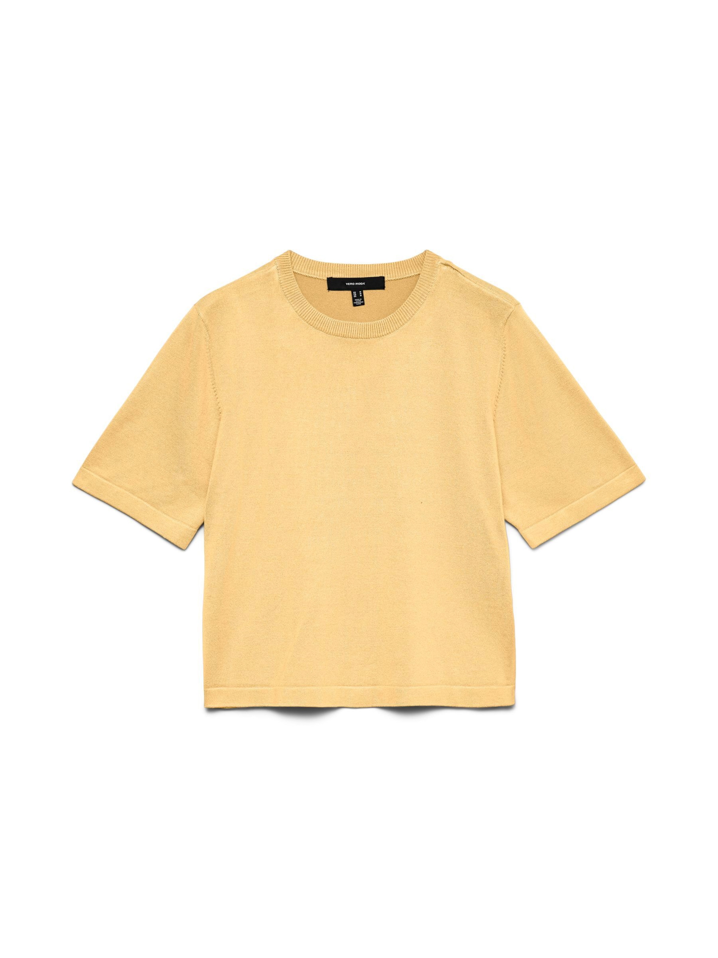 Pull-over 'VMSilje' VERO MODA en jaune : devant