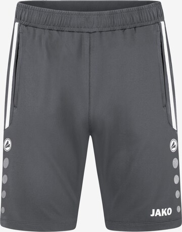 JAKO Workout Pants in Grey: front