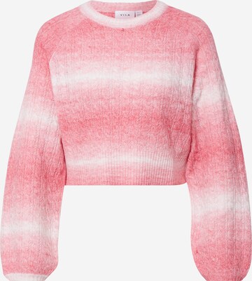 VILA Sweater 'Zeline' in Pink: front