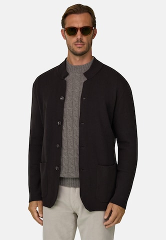 Boggi Milano Gebreid vest in Bruin: voorkant