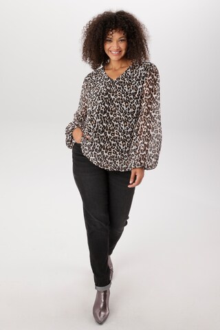 Aniston Bluse in Schwarz