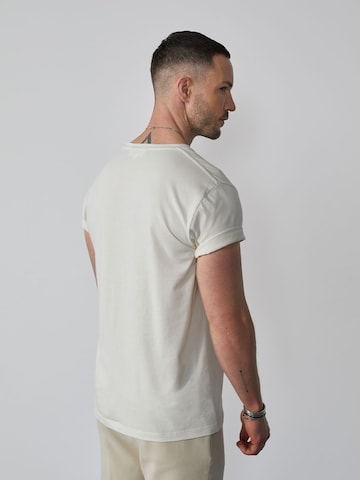 Coupe regular T-Shirt 'Piet' DAN FOX APPAREL en blanc