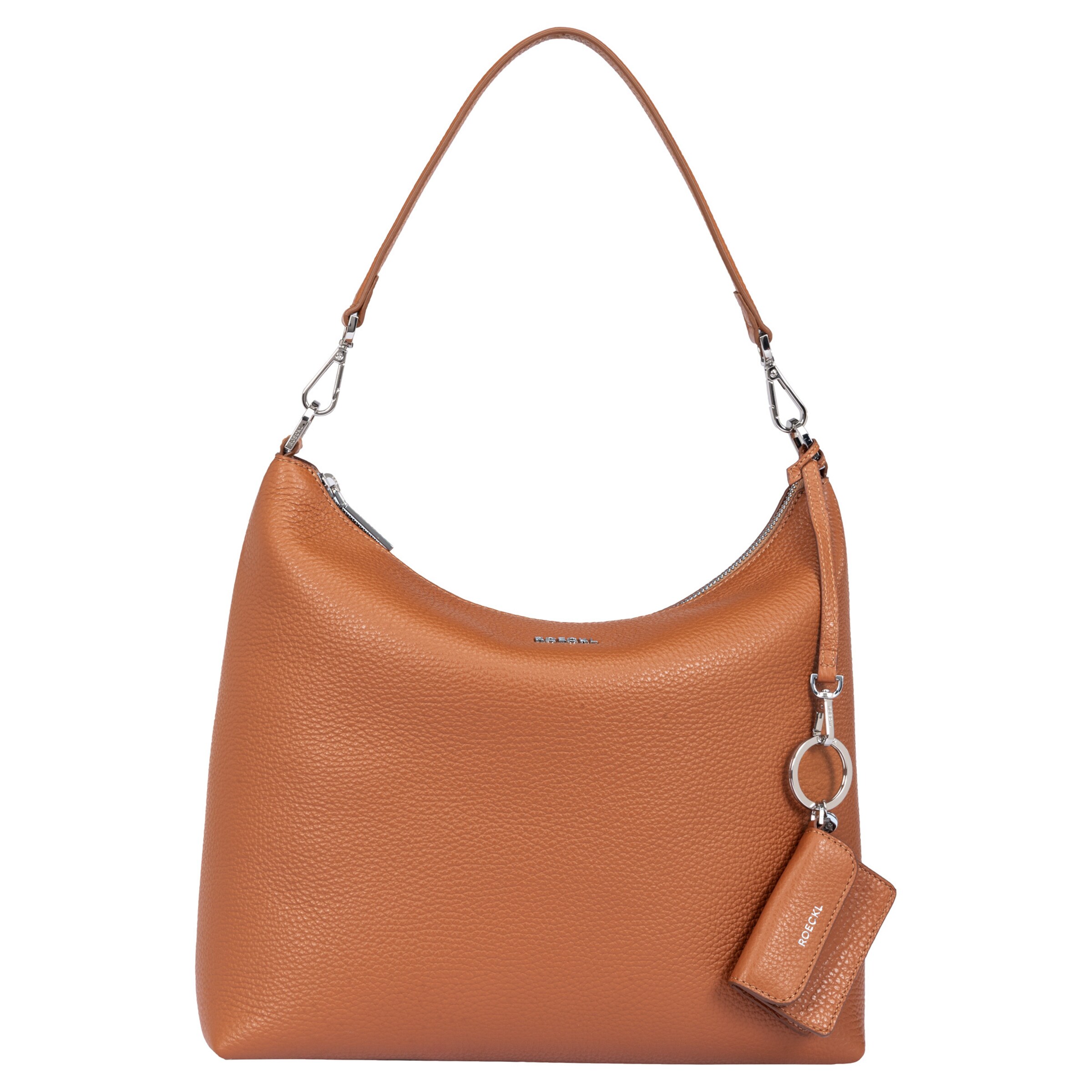 Roeckl Shoulder Bag 'DIANA SCHULTERTASCHE MEDIUM' in Brown: front